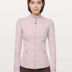 LuluLemon Define Jacket Slim Fit size 4 Baby Pink